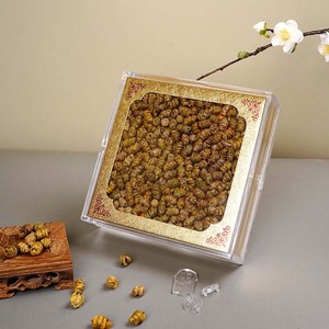 Caja de embalaje de acrílico transparente en stock, caja cuadrada de plástico para nido de pájaro, pepino de mar y ginseng americano, engrosada - Product Image 1