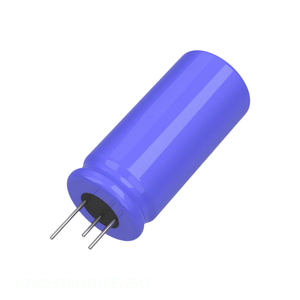 Distribuidor Autorizado 678D338M016EN5O Condensador de Aluminio 3300uF 20% 16V Radial 3300 uF Condensador de Orificio Pasante - Product Image 1