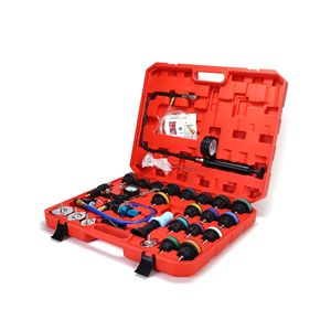 Kit de 34 piezas para pruebas de presión del radiador del coche con manómetro y herramientas para el sistema de refrigeración para mantenimiento automotriz - Product Image 4