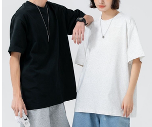 T-shirt a maniche corte in puro cotone resistente - Adatta sia per uomo che per donna. Strato interno tinta unita, spesso e ampio - Product Image 3