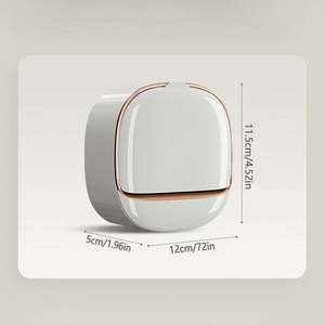 Boîte à Savon Murale Exquise pour Salle de Bain, Support de Savon de Luxe pour Porte de Salle de Bain, Égouttoir Non Perforé pour Savon de Lessive - Product Image 6