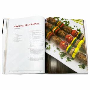 สมุดปกแข็งแบบเต็มรูปแบบสีคุณภาพสูงสมุดแคตตาล็อกตำราอาหารการพิมพ์แบบกำหนดเองการพิมพ์หนังสือราคาถูก - Product Image 3