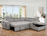 Grand canapé d'angle inclinable surdimensionné, assise large et profonde, en tissu chenille, luxe moderne pour villa, salon, espace familial