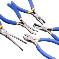 Alicates de Corte Diagonal Mini de 115 mm (4.5 Pulgadas) de Acero con Alto Contenido de Carbono, Forjados, con Mango Bicolor para Electricistas de Precisión