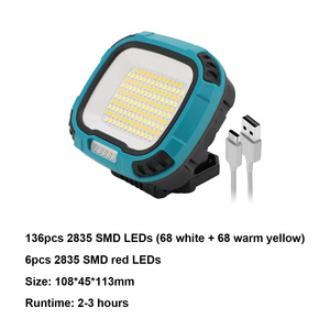 Lámpara <span class=keywords><strong>de</strong></span> <span class=keywords><strong>Trabajo</strong></span> Portátil LED Recargable, Magnética, Impermeable, Linterna Inalámbrica, Foco <span class=keywords><strong>de</strong></span> Emergencia para Exteriores y Camping con Gancho - Product Image 2