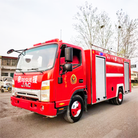 Camion de pompiers diesel à 6 roues, transmission 4x2, avec pompe à mousse pour la lutte contre les incendies d'urgence en zone urbaine et industrielle