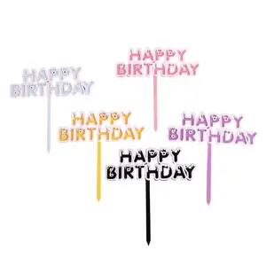 Красочный акриловый Топпер для торта на день рождения с индивидуальным дизайном