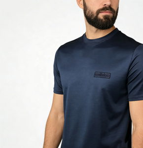 T-shirt in cotone mercerizzato con stampa digitale a maniche corte da uomo di alta qualità - Product Image 2