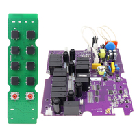 Télécommande industrielle sans fil SF-8DP(UK) rouge à 8 touches, double vitesse, contrôle de précision, avec verrouillage de sécurité pour pont roulant