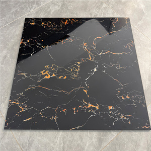 Carreaux de sol en porcelaine Porcelanato 60x60cm, carreaux d'intérieur modernes pour salon, villa, centre commercial, antibactériens, antidérapants, aspect <span class=keywords><strong>pierre</strong></span> - Product Image 4
