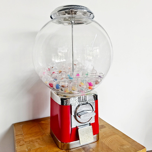 Máquina expendedora de bolas saltarinas con sistema mecánico, máquina de chicles con monedas, dispensador de dulces seguro para niños con pedestal - Product Image 2