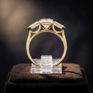 แหวนเพชรทรงซูเปอร์เรเดียนท์คัท เพาะเลี้ยงในห้องปฏิบัติการ ทอง 9K 14K 18K ดีไซน์หรูหราสำหรับผู้หญิง เหมาะสำหรับเป็นแหวนหมั้นและเครื่องประดับชั้นดี - Product Image 1