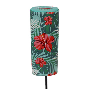 Venta al por mayor de accesorios de golf de varios diseños: Fundas de taco de golf de piel sintética Sherpa con diseño floral para driver. - Product Image 1