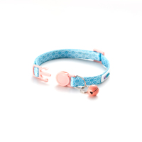 UFBemo Fabricant de Offre Spéciale Conception personnalisée Séparation des couleurs Boucle de sécurité Ceinture Cloche Collier pour animaux de compagnie Collier pour chat