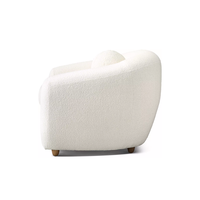 Ensemble de canapés de salon au design moderne, canapé sectionnel minimaliste aux courbes sculpturales, meubles d'intérieur pour villa, hôtel cinq étoiles