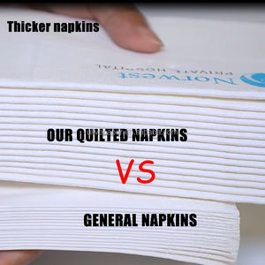 Servilletas de Papel Kraft Reciclado Personalizadas para Almuerzo, 8 Pliegues, Naturales, Suaves, Acolchadas, de 2 Capas, para Restaurante, Boda, Evento, Fiesta - Product Image 4