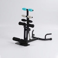 Rack de Squat Pliable en Alliage d'Aluminium Multifonctionnel avec Fonction d'Exercice Abdominal pour la Musculation à Domicile