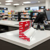 Support d'affichage personnalisé en acrylique pour sachets de nicotine sans tabac, idéal pour les magasins de détail et les boutiques de tabac