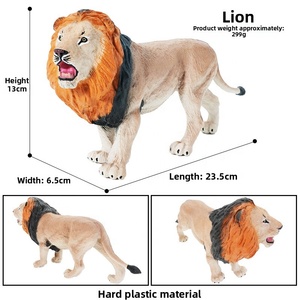 Figurines d'animaux réalistes : Léopard des neiges, Ours, Lion, Léopard, Panda – Statues d'animaux sauvages, Jouets éducatifs pour enfants - Product Image 2