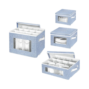 Nhà Máy Sứ lưu trữ container món ăn stemware Hộp đồ ăn lưu trữ trường hợp món ăn ly Trung Quốc Lưu trữ container - Product Image 1