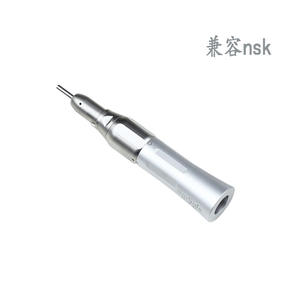 Turbina dental de baja velocidad Mg con cabezal recto y curvo, alimentada por turbina, plateada, certificada CE, fabricada en Guangdong - Product Image 4