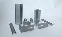 Connecteur de rail amélioré en aluminium anodisé argenté EuroHa E03, conçu par le fabricant, pour système de montage solaire