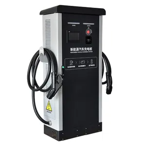 60KW Dc Elektrische Auto Ev Laadstation Charger Chademo 2 Plug S Iec Ccs Combo 1 2 Oem Power Voertuig