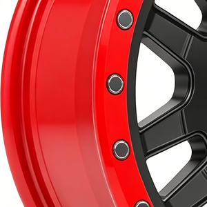 ล้อออฟโรดสีแดงลาย Beadlock ขนาด 5x114.3 5x120 5x112 5x114.3 สำหรับ E91 359m F33 Tt Mk2 ล้อฟอร์จ - Product Image 4