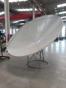 SANWEI Antenna Parabolica in Acciaio da 300cm (3m 10ft) per TV Satellitare, 0.8mm 3.7-4.2GHz, 34 Anni di Esperienza - Product Image 3
