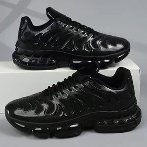 CANSHI <span class=keywords><strong>TN</strong></span> Plus Sneakers respirantes d'été de haute qualité à lacets avec <span class=keywords><strong>logo</strong></span> <span class=keywords><strong>TN</strong></span> personnalisé Chaussures en maille pour hommes - Product Image 2