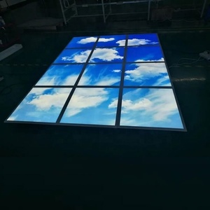 Plafonnier <span class=keywords><strong>LED</strong></span> moderne Bluesky à télécommande Shingel 60W 2x4, montage en surface, panneau plat mince, IP44, dimmable - Product Image 5