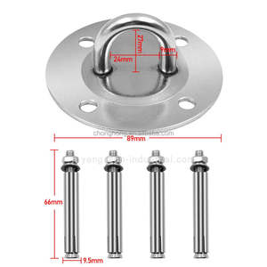 <span class=keywords><strong>Kit</strong></span> de suspension pour balançoire murale ou plafond, crochets <span class=keywords><strong>d</strong></span>'<span class=keywords><strong>ancrage</strong></span>, pièces de ressort pour hamac, acier inoxydable 304, <span class=keywords><strong>kit</strong></span> de suspension pour balançoire de yoga aérien - Product Image 2