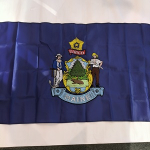 Maine <b>Flags</b> for Outside 3 X 5 ft Heavy Duty & Fade Resistant Outdoor Oxford Fabric U.S. State <b>Flag</b> with Embroidered Pattern - Product Image 5