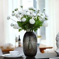 Bouquet de lotus artificiel Oulifei à 4 têtes, décoration d'intérieur en soie plastique pour la Saint-Valentin, ornement de mariage