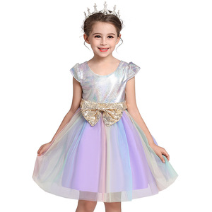 Robes d'été pour filles, robe à nœud, robes de princesse pour bébé fille - Product Image 3