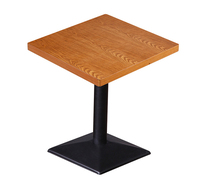 Table et chaises carrées modernes personnalisées multi-styles pour bar, café, restaurant, hôtel, location pour événements
