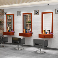 Vente chaude petit équipement de salon complet table miroir salon de coiffure salon de beauté avec miroir et station de miroir de stockage