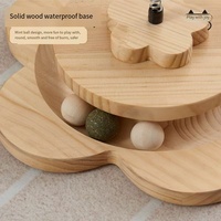 Vente chaude De Luxe Chat Interactif Escalade Arbre Durable Naturel Sisal Chat Griffoir Bois Matériel Carton Nouveau Produit