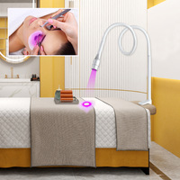 Lámpara UV Profesional para Extensión de Pestañas, Lámpara LED UV de Curado con Montaje en Mesa, Apertura Ajustable, Equipo de Salón de Belleza