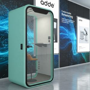 Capsula Ufficio Intelligente Insonorizzata in Vetro Prefabbricato per Riunioni, Privacy Individuale, Facile da Installare per Interni ed Esterni - Product Image 3