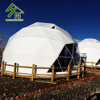 Fournisseur d'usine, dôme géodésique de 6 m de diamètre, tentes de camping en plein air, tentes igloo