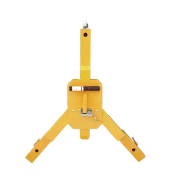 Yellow Wheel Lock Price Clamp Car