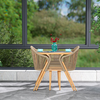 Meubles d'extérieur, ensemble de table basse, mobilier de balcon, mobilier peu encombrant pour chaises de restaurants et de cafés
