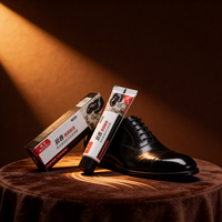 Tubo de Betún para Zapatos Black Bull con Capa Interior de Papel de Aluminio, Antioxidante, Extiende la Vida Útil