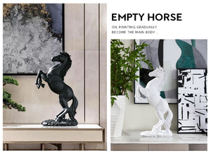 Nuovi ornamenti per <span class=keywords><strong>cavalli</strong></span> in stile europeo belli da soggiorno in resina per ufficio accessori per la casa - Product Image 6