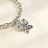 Bijoux en argent sterling S925 James Avery, pendentif papillon en émail, bague papillon, accessoires DIY