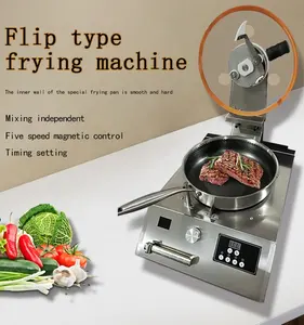 Yawei Flip Type Frituren Machine Automatische Intelligente Koken Pan Non Stick Pot Multifunctionele Koken Robot