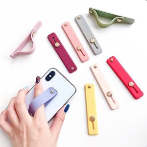 <b>Universal</b> PVC Silicone Finger Ring Mobile Phone Strap Hand Band Holder <b>Socket</b> Grip for Smartphone - Product Image 1