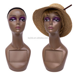 Vente en Gros <span class=keywords><strong>Pas</strong></span> <span class=keywords><strong>Cher</strong></span> : Tête de Mannequin Femme Grande Taille en Plastique Moderne, Support Trépied pour Affichage de Perruques, Maquillage, Chapeaux et Bijoux - Product Image 4