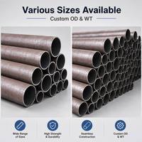 Tubería de Acero al Carbono sin Costura ASTM A106 Grado B Sch40, Tubo de Acero sin Costura para Construcción de Oleoductos y Gasoductos, Tubería Negra Laminada en Caliente